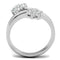 Cute Rings 3W810 Rhodium Brass Ring with AAA Grade CZ