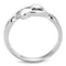Eternity Rings 3W859 Rhodium Brass Ring