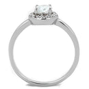 Cute Rings 3W863 Rhodium Brass Ring with AAA Grade CZ