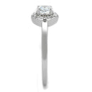 Cute Rings 3W863 Rhodium Brass Ring with AAA Grade CZ