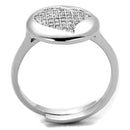 Cute Rings 3W864 Rhodium Brass Ring with AAA Grade CZ