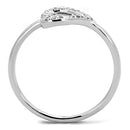 Cute Rings 3W866 Rhodium Brass Ring with AAA Grade CZ