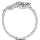 Cute Rings 3W876 Rhodium Brass Ring with AAA Grade CZ