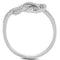 Cute Rings 3W876 Rhodium Brass Ring with AAA Grade CZ
