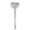 Cute Rings 3W876 Rhodium Brass Ring with AAA Grade CZ