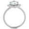 Cute Rings 3W877 Rhodium Brass Ring with AAA Grade CZ