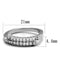 Cute Rings 3W879 Rhodium Brass Ring with AAA Grade CZ