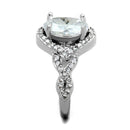 Cute Rings 3W880 Rhodium Brass Ring with AAA Grade CZ