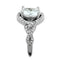 Cute Rings 3W880 Rhodium Brass Ring with AAA Grade CZ