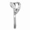 Cute Rings 3W881 Rhodium Brass Ring with AAA Grade CZ