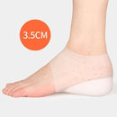 3ANGNI Invisible Height Increase Insoles Women Men Heel Pads Silicone Gel Lift Insole Dress In Socks Cracked Foot Skin Care Tool AExp