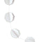 3D Floral White Paper Garland (Pack of 1)-Wedding Reception Decorations-JadeMoghul Inc.