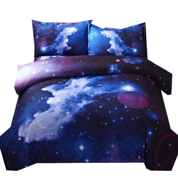 3d Galaxy Duvet Cover Set Single double Twin/Queen 2pcs/3pcs/4pcs bedding sets Universe Outer Space Themed Bed Linen-xk001-Twin 2pcs-JadeMoghul Inc.