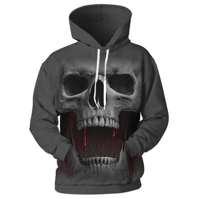 3D Men Hoodie - Cool Fashion Skull Hand Sweatshirt-pattern 4-L-JadeMoghul Inc.