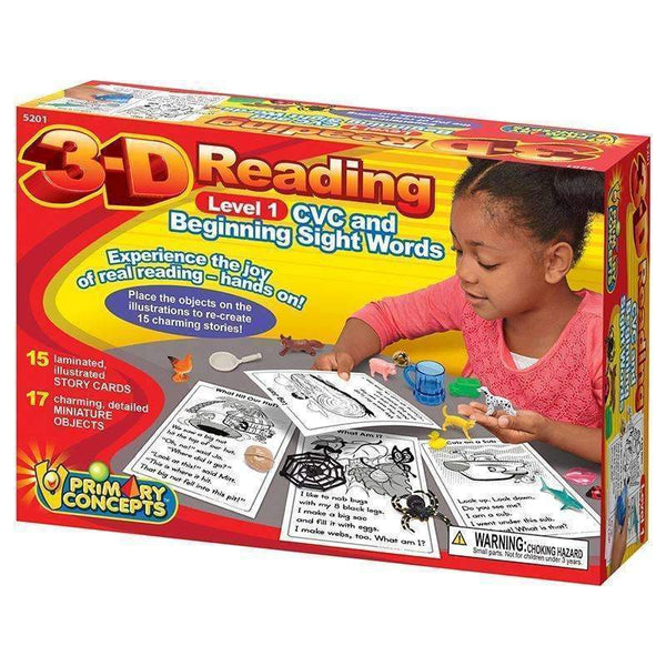 3D READING LEVEL 1-Learning Materials-JadeMoghul Inc.