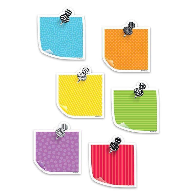 3IN BOLD BRIGHT STICKY NOTES CUTOUT-Learning Materials-JadeMoghul Inc.