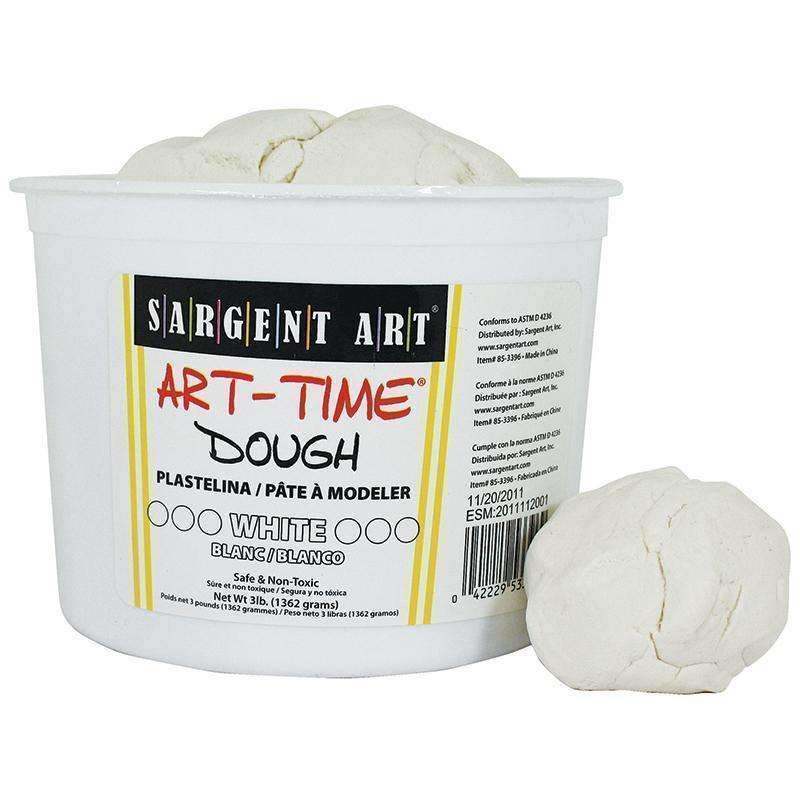 3LB ART TIME DOUGH - WHITE-Arts & Crafts-JadeMoghul Inc.