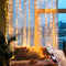 3M LED Christmas Fairy String Lights Remote Control USB New Year Garland Curtain Lamp Holiday Decoration For Home Bedroom Window AExp