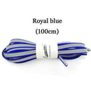 3M Reflective Laces High Visibility Shoe Laces Safety Luminous Glowing Shoelaces in the dark 100cm-royalblue-JadeMoghul Inc.