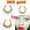 3PC crystal fashion clicker fake septum For Women Body Clip Hoop vintage fake nose ring Faux Piercing Body Jewelry non Wholesale-series 11  3PCS-JadeMoghul Inc.