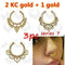 3PC crystal fashion clicker fake septum For Women Body Clip Hoop vintage fake nose ring Faux Piercing Body Jewelry non Wholesale-series 7  3PCS-JadeMoghul Inc.