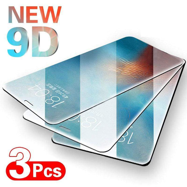 3Pcs Full Cover Protective Glass For iPhone 12 11 11 Pro Max Tempered Glass Film For iPhone X XS XR 6 6s 7 8 Plus Screen Glass AExp