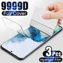 3Pcs Hydrogel Film on the Screen Protector For Samsung Galaxy S10 S20 S9 S8 Plus S7 S6 Edge Screen Protector For Note 20 8 9 10 AExp
