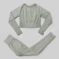 3Pcs Seamless Yoga Set Gym Fitness Clothing Women Yoga Suit Sportswear Female Workout Leggings Top Sport Clothes Training Tights JadeMoghul Inc. 