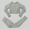 3Pcs Seamless Yoga Set Gym Fitness Clothing Women Yoga Suit Sportswear Female Workout Leggings Top Sport Clothes Training Tights JadeMoghul Inc. 