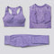 3Pcs Seamless Yoga Set Gym Fitness Clothing Women Yoga Suit Sportswear Female Workout Leggings Top Sport Clothes Training Tights JadeMoghul Inc. 
