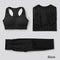 3Pcs Seamless Yoga Set Gym Fitness Clothing Women Yoga Suit Sportswear Female Workout Leggings Top Sport Clothes Training Tights JadeMoghul Inc. 