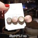 3PCS/Set Korean Acrylic Hair Clips For Women Hair Accessories Fashion Jewelry Simulated Pearl Hairpins Geometric Gold Barrettes AExp