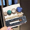 3PCS/Set Korean Acrylic Hair Clips For Women Hair Accessories Fashion Jewelry Simulated Pearl Hairpins Geometric Gold Barrettes AExp