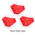 3Pcs/Set Seamless Panties Set Underwear Women's Lingerie Soft SILK Female Fashion Panty Sexy Lady Intimates Low Rise Briefs Set AExp