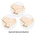 3Pcs/Set Seamless Panties Set Underwear Women's Lingerie Soft SILK Female Fashion Panty Sexy Lady Intimates Low Rise Briefs Set AExp