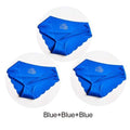 3Pcs/Set Seamless Panties Set Underwear Women's Lingerie Soft SILK Female Fashion Panty Sexy Lady Intimates Low Rise Briefs Set AExp