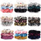 3PCS Vintage Velvet Scrunchie Leopard Scrunchies Set Elastic Hair Bands Headband Ponytail Holder Ties Rope Hair Accessories Gift JadeMoghul Inc. 