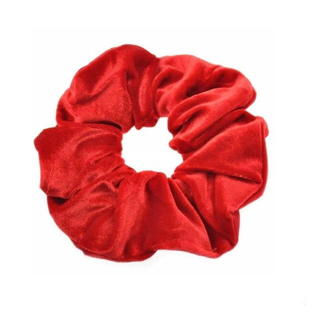 3PCS Vintage Velvet Scrunchie Leopard Scrunchies Set Elastic Hair Bands Headband Ponytail Holder Ties Rope Hair Accessories Gift JadeMoghul Inc. 