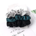 3PCS Vintage Velvet Scrunchie Leopard Scrunchies Set Elastic Hair Bands Headband Ponytail Holder Ties Rope Hair Accessories Gift JadeMoghul Inc. 