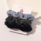 3PCS Vintage Velvet Scrunchie Leopard Scrunchies Set Elastic Hair Bands Headband Ponytail Holder Ties Rope Hair Accessories Gift JadeMoghul Inc. 
