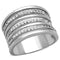 Cute Rings 3W791 Rhodium Brass Ring with AAA Grade CZ