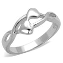 Eternity Rings 3W859 Rhodium Brass Ring