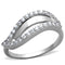 Cute Rings 3W881 Rhodium Brass Ring with AAA Grade CZ