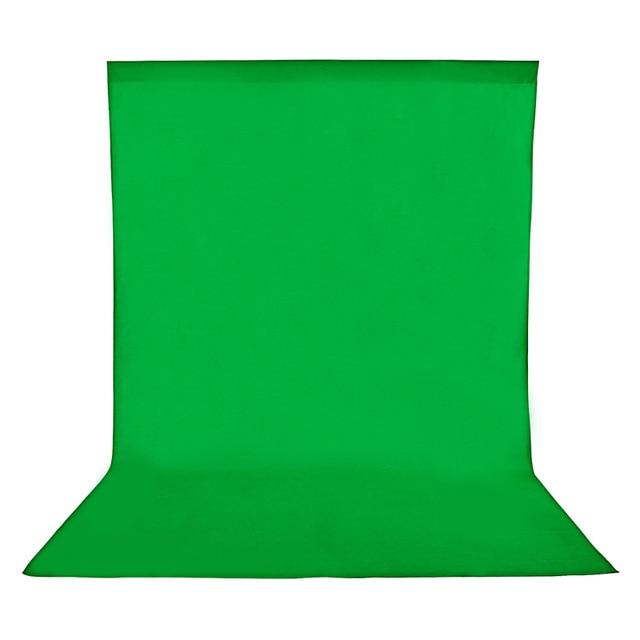 3X1/2/3/4/6M Photography Backdrops Polyester Cotton Photo Studio Backdrop Green Screen Chromakey Photo Shoot Background 6 Colors JadeMoghul Inc. 