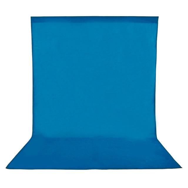 3X1/2/3/4/6M Photography Backdrops Polyester Cotton Photo Studio Backdrop Green Screen Chromakey Photo Shoot Background 6 Colors JadeMoghul Inc. 