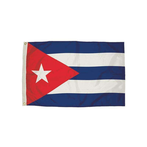 3X5 NYLON CUBA FLAG HEADING &-Furniture & Equipment-JadeMoghul Inc.