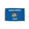 3X5 NYLON WISCONSIN FLAG HEADING &-Furniture & Equipment-JadeMoghul Inc.