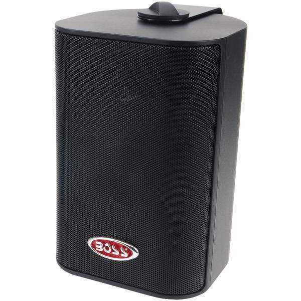 4" 200-Watt Indoor/Outdoor 3-Way Speakers (Black)-Speakers, Subwoofers & Tweeters-JadeMoghul Inc.