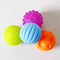 4-6pcs Textured Multi Ball Set develop baby's tactile senses toy Baby touch hand ball toys baby training ball Massage soft ball-Four Soft ball set-JadeMoghul Inc.