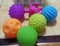 4-6pcs Textured Multi Ball Set develop baby's tactile senses toy Baby touch hand ball toys baby training ball Massage soft ball-Four Soft ball set-JadeMoghul Inc.